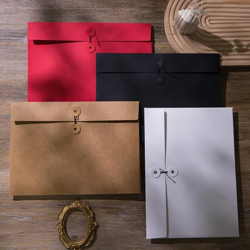20pcs 32x23cm A4 Envelopes Kraft 250g Paper for Cash Banknote Change Storage Packaging Box Business Document Sealed Bag Seed
20pcs 32x23cm A4 Envelopes Kraft 250g Paper for Cash Banknote Change Storage Packaging Box Business Document Sealed Bag Seed