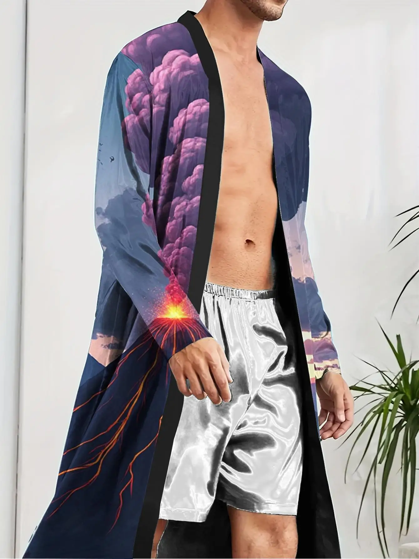 1pc Men'S Robes 2026 Spring/Summer Robe Man Robes Polyester Shower Robe Graphic 3D Printed Sleepwear Men'S Pajamas
1pc Men'S Robes 2026 Spring/Summer Robe Man Robes Polyester Shower Robe Graphic 3D Printed Sleepwear Men'S Pajamas