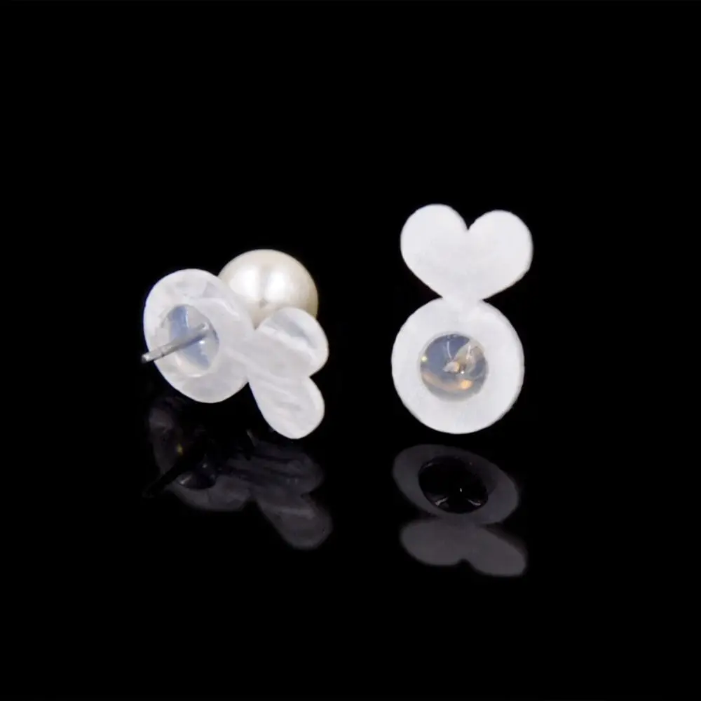 60-80Pcs Rabbit Shape Silicone Ear Back Stoppers Heart Anti Eversion Ear Plug Blocked Caps Jewelry Making Accessory Anti Sagging
60-80Pcs Rabbit Shape Silicone Ear Back Stoppers Heart Anti Eversion Ear Plug Blocked Caps Jewelry Making Accessory Anti Sagging