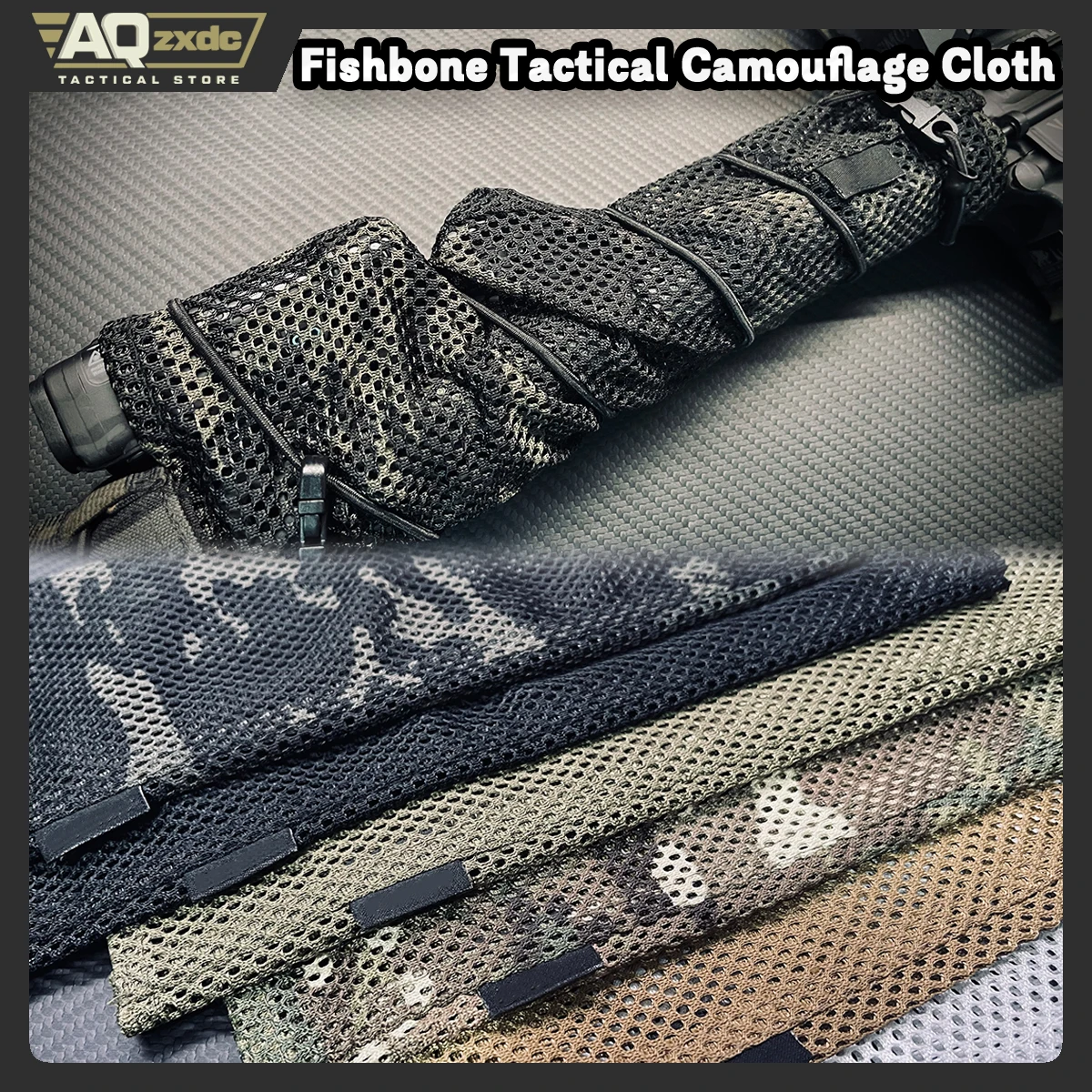 Airgun fishbone anti-counterfeiting cloth, for Hunting Military Decorations Party Shooting - tactical camouflage cloth
Airgun fishbone anti-counterfeiting cloth, for Hunting Military Decorations Party Shooting - tactical camouflage cloth