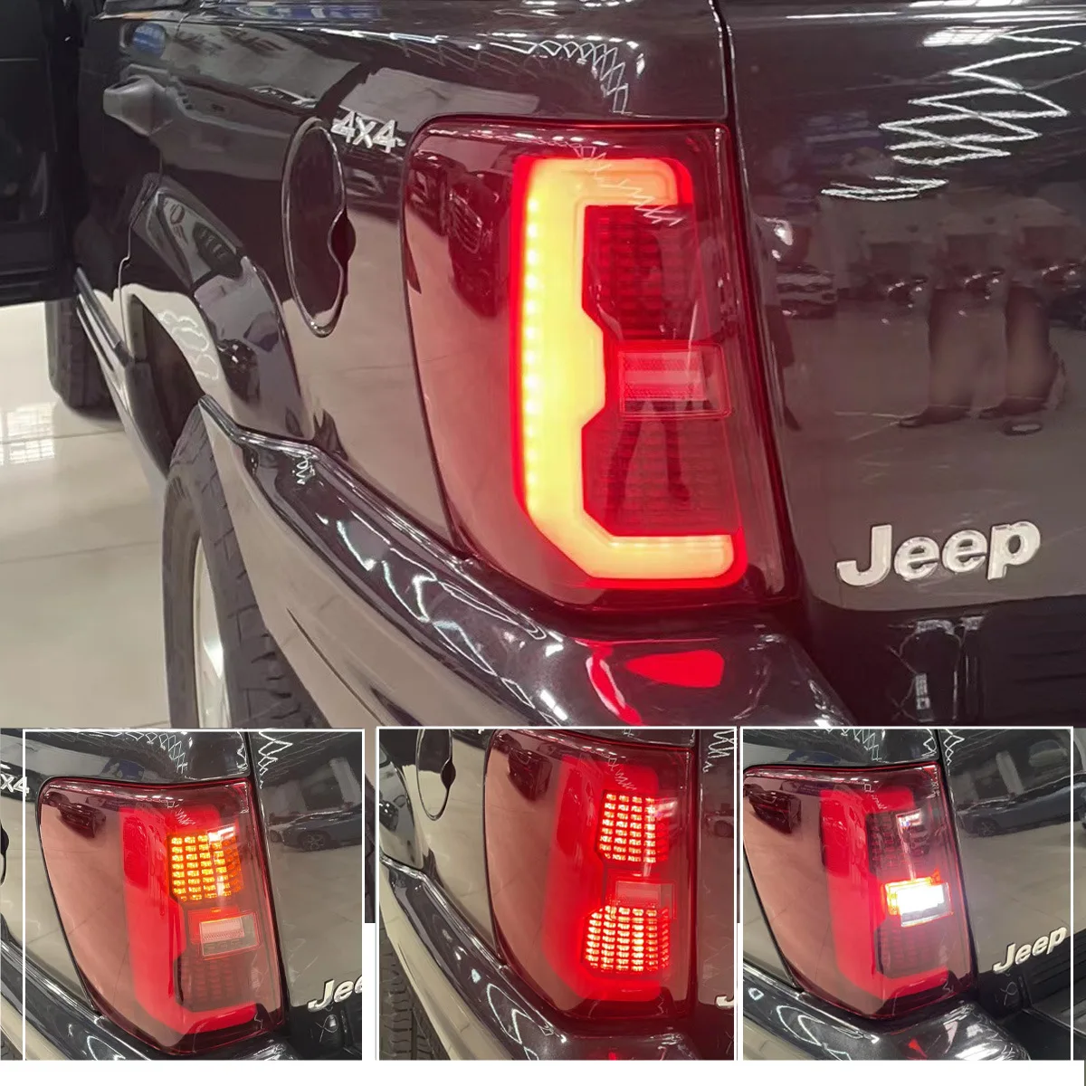 Juncar подходит для задних фонарей Jeep Grand Cherokee в сборе 99-04 Светодиодный модифицированный стоп-сигнал, указатель поворота, прямые продажи с фабрики
Juncar подходит для задних фонарей Jeep Grand Cherokee в сборе 99-04 Светодиодный модифицированный стоп-сигнал, указатель поворота, прямые продажи с фабрики