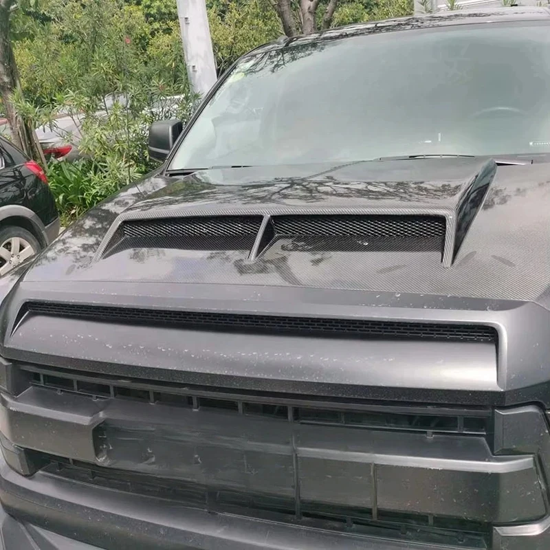 Carbon Fiber Hood Bonnet, Heat Dissipation Vented Design, 2014-2019 Pickup Truck Exterior Body Kit Accessories
Carbon Fiber Hood Bonnet, Heat Dissipation Vented Design, 2014-2019 Pickup Truck Exterior Body Kit Accessories