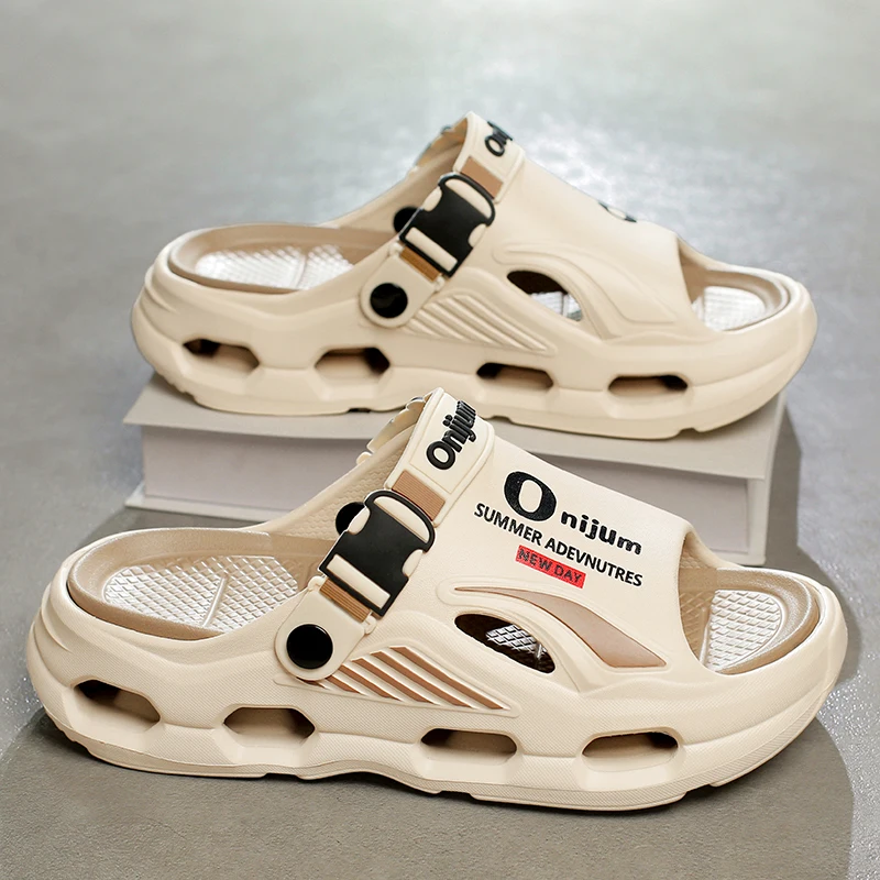 Men's Summer Slippers 2026 New Style Sports Beach Driving Anti-slip Wear-resistant Flat Sandals Casual EVA Slip-On Shoes
Men's Summer Slippers 2026 New Style Sports Beach Driving Anti-slip Wear-resistant Flat Sandals Casual EVA Slip-On Shoes
