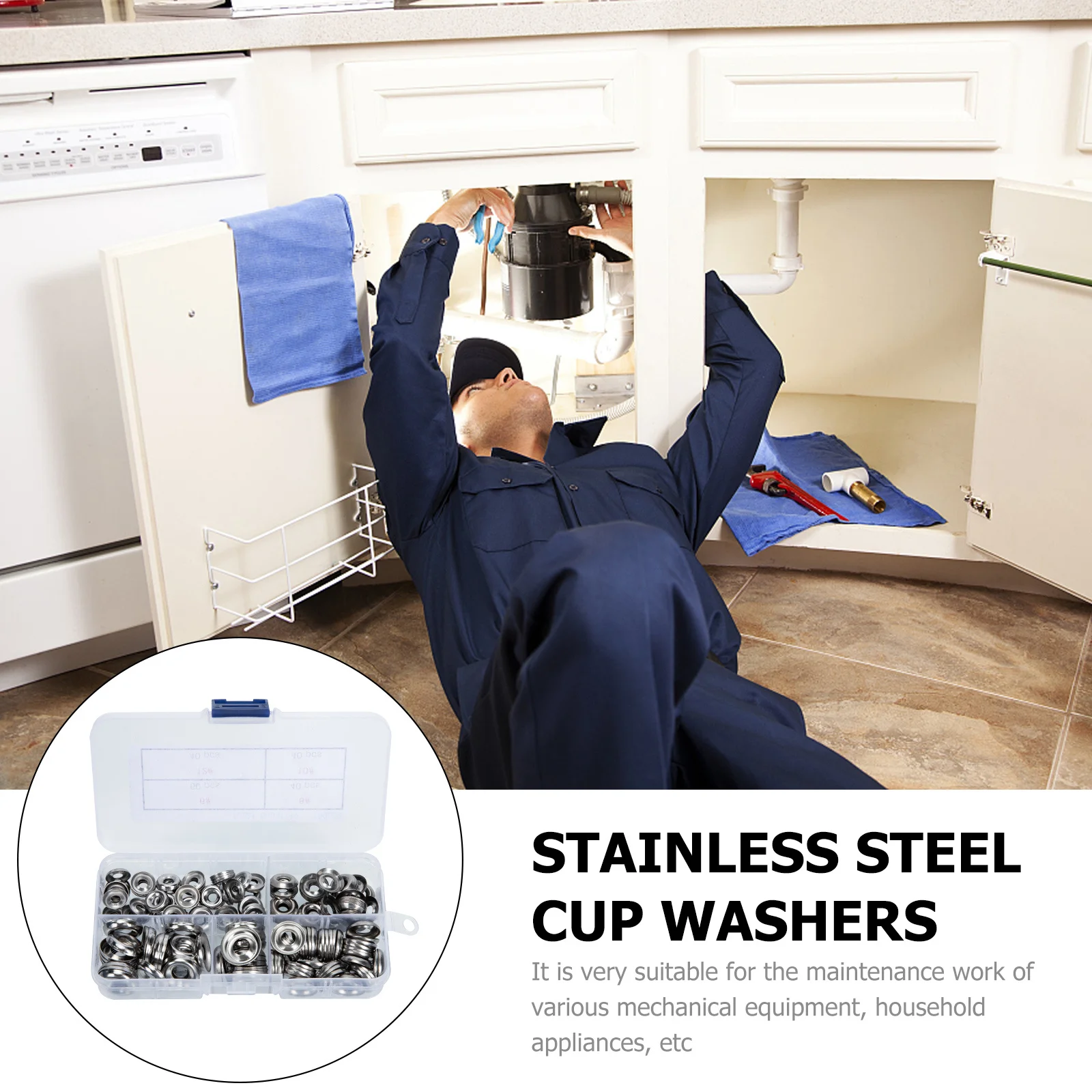 180pcs Stainless Steel Countersunk Washer Cup Gasket For Robots Communication Equipment Petrochemical Construction
180pcs Stainless Steel Countersunk Washer Cup Gasket For Robots Communication Equipment Petrochemical Construction