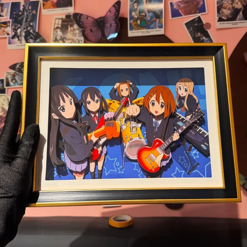 K-ON! Hirasawa Yui & Band 3D Paper Sculpture Art with Hanger - Anime Wall Decor, Gift for Girlfriend Birthday
K-ON! Hirasawa Yui & Band 3D Paper Sculpture Art with Hanger - Anime Wall Decor, Gift for Girlfriend Birthday