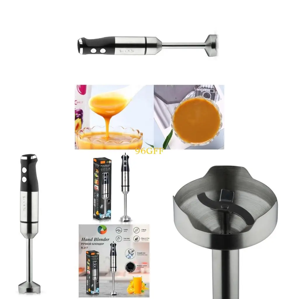 96GF 1000W Electric Immersion Hand Powerful Portable Easy-Control Grip Mixer for Smoothie Puree Baby
96GF 1000W Electric Immersion Hand Powerful Portable Easy-Control Grip Mixer for Smoothie Puree Baby