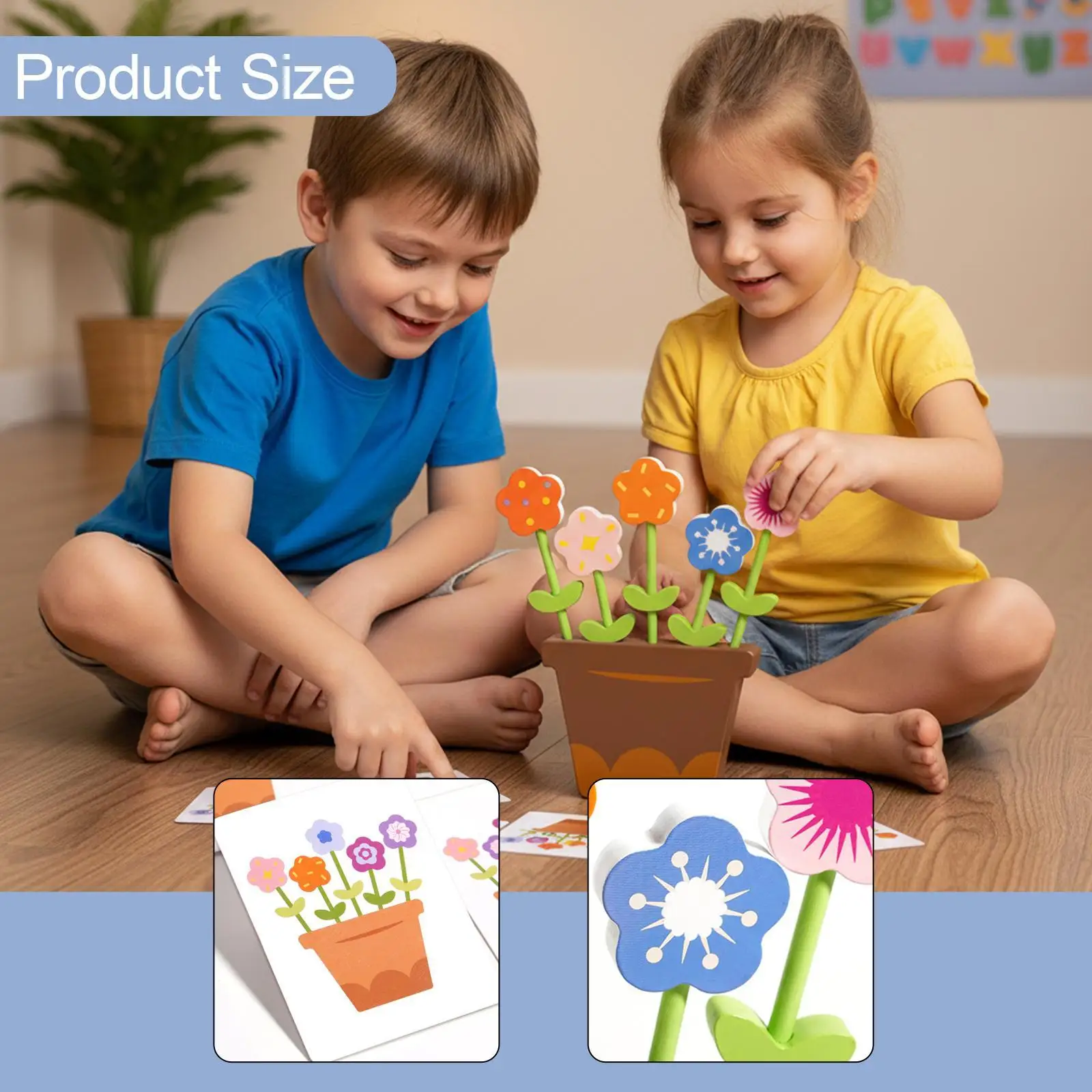 Toddler Matching Learning Toys Sensory Memory Independence DIY Flower Bed Educational Toy Garden Pretend Play for Kindergarten
Toddler Matching Learning Toys Sensory Memory Independence DIY Flower Bed Educational Toy Garden Pretend Play for Kindergarten