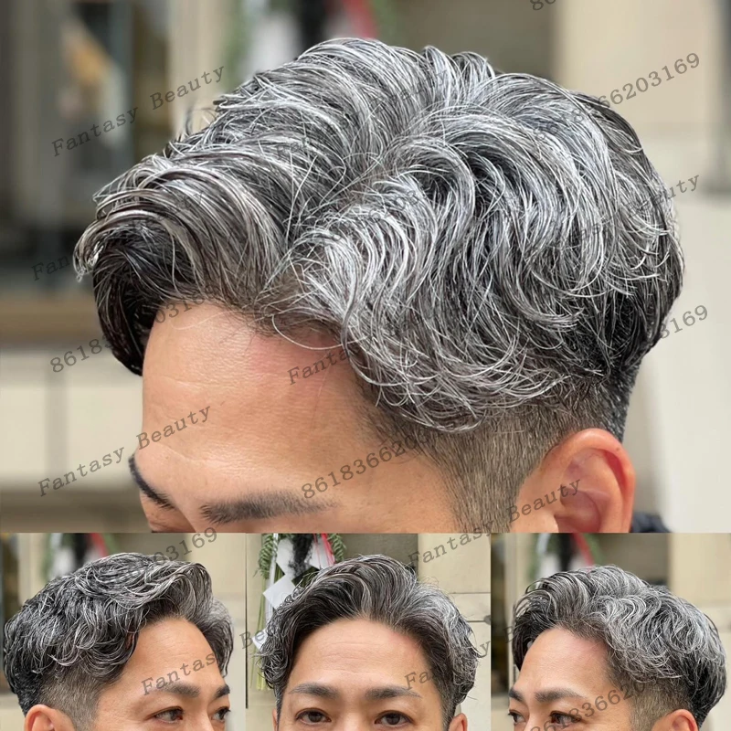 Natural Soft Long 6Inch Human Hair Man's Wifs Replacement Undetectable Natural Hairline Grey Men Toupee Brown Hairpieces for Man
Natural Soft Long 6Inch Human Hair Man's Wifs Replacement Undetectable Natural Hairline Grey Men Toupee Brown Hairpieces for Man