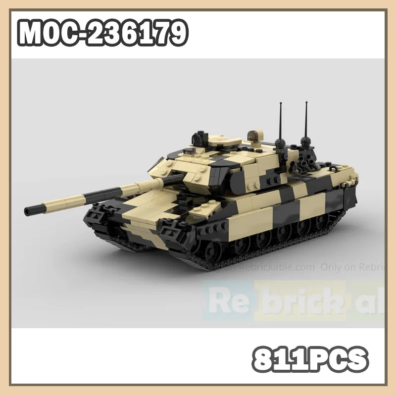 MOC-236179 Military Tank MOC Building Block Military Warfare EE-T1 Soviet Tank Collectibles Brick Creativity Bricks 811PCS
MOC-236179 Military Tank MOC Building Block Military Warfare EE-T1 Soviet Tank Collectibles Brick Creativity Bricks 811PCS