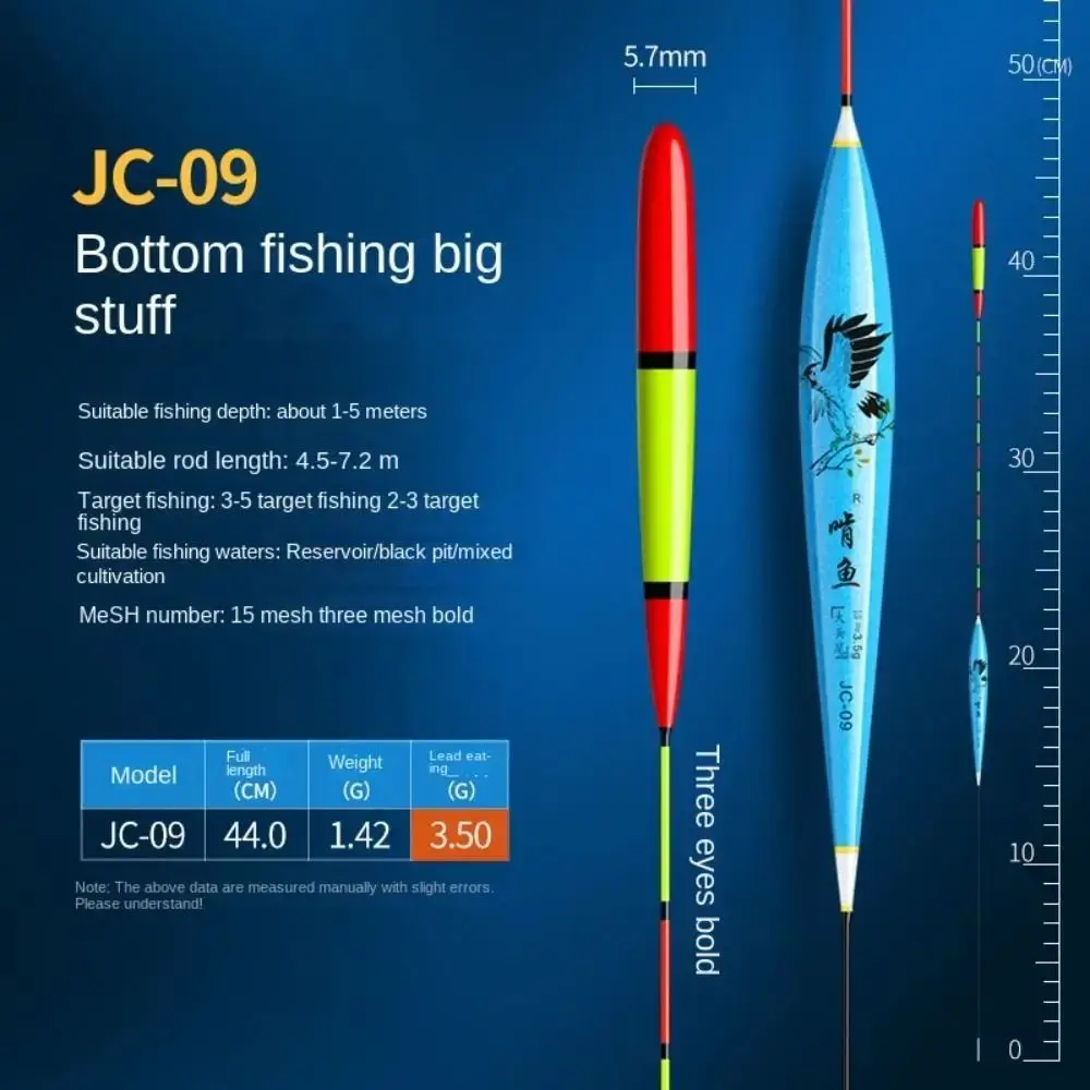 Big Buoyancy Nano Fishing Float Composite High Sensitivity Vertical Buoy Stable High Quality Eye-catching Fishing Bobber
Big Buoyancy Nano Fishing Float Composite High Sensitivity Vertical Buoy Stable High Quality Eye-catching Fishing Bobber