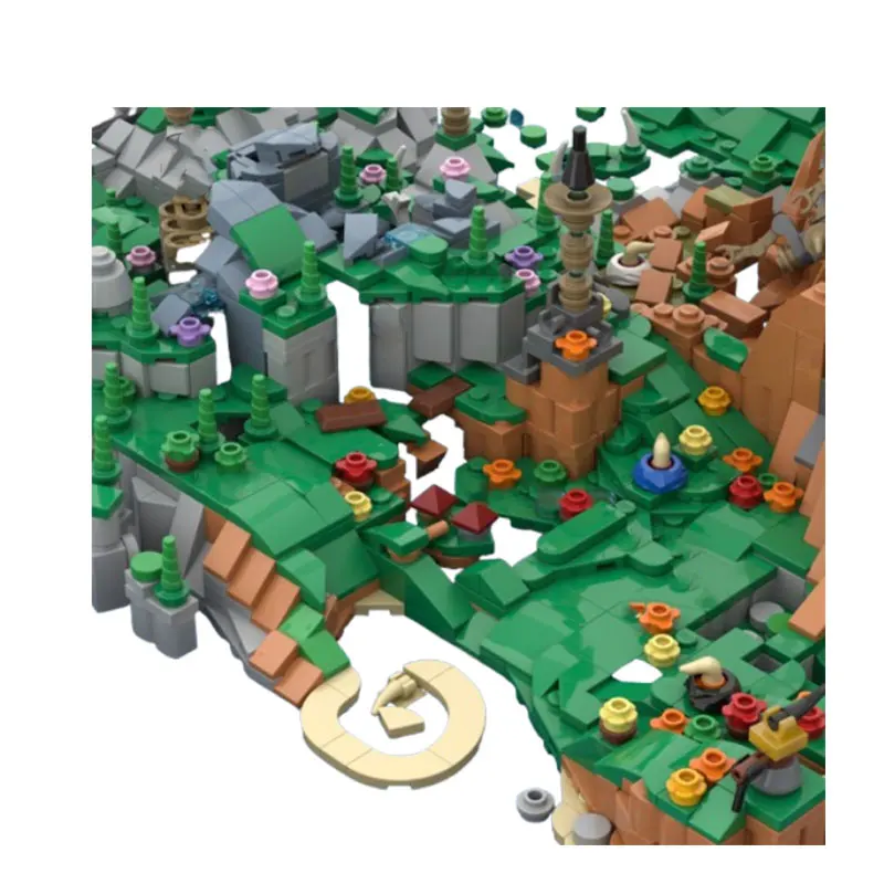 MOC14876pcs Creative Map Building Model DIY Small Particle Assembly Block Educational Toy Model Gift Set Ornament
MOC14876pcs Creative Map Building Model DIY Small Particle Assembly Block Educational Toy Model Gift Set Ornament