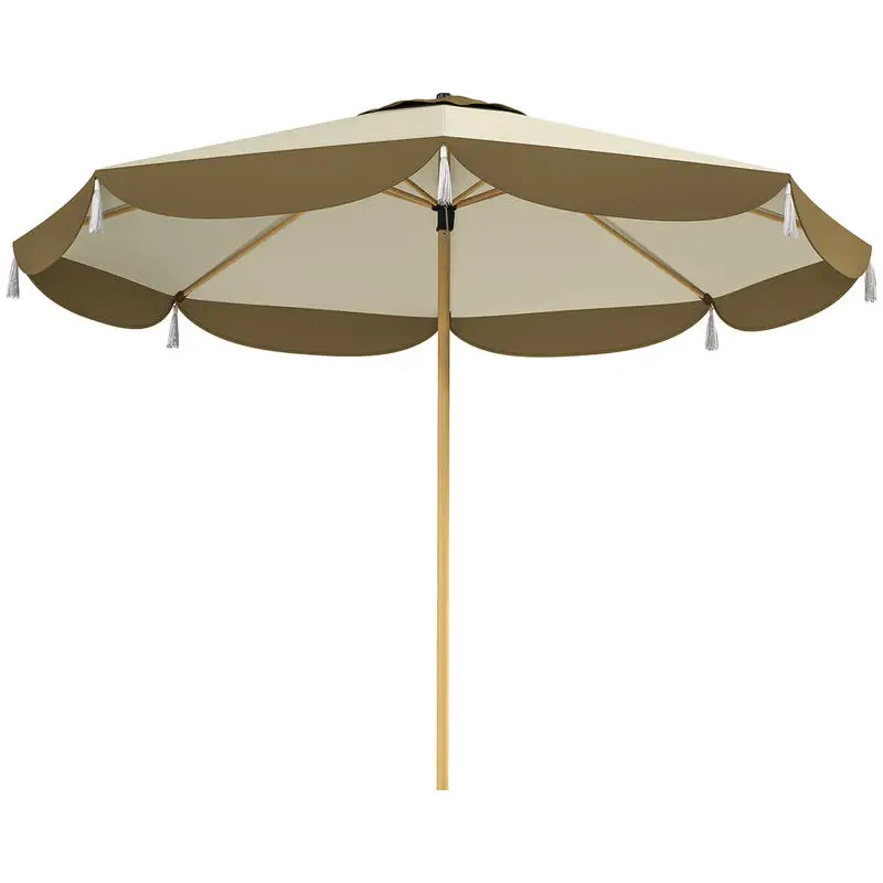 9FT Patio Umbrella, UPF 50+ Outdoor Market Umbrella with 8 Ribs, Vented Outdoor Table Umbrella for Deck, Backyard and Lawn, Cream White
9FT Patio Umbrella, UPF 50+ Outdoor Market Umbrella with 8 Ribs, Vented Outdoor Table Umbrella for Deck, Backyard and Lawn, Cream White