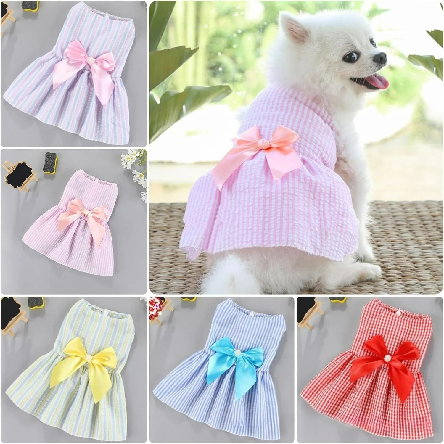 1pc Pet Coats Supplies Small Dog Flower Princess Dress Kitty Teddy New Pet Clothes Cute Dog Skirt Summer Thin Pet Accessories
1pc Pet Coats Supplies Small Dog Flower Princess Dress Kitty Teddy New Pet Clothes Cute Dog Skirt Summer Thin Pet Accessories