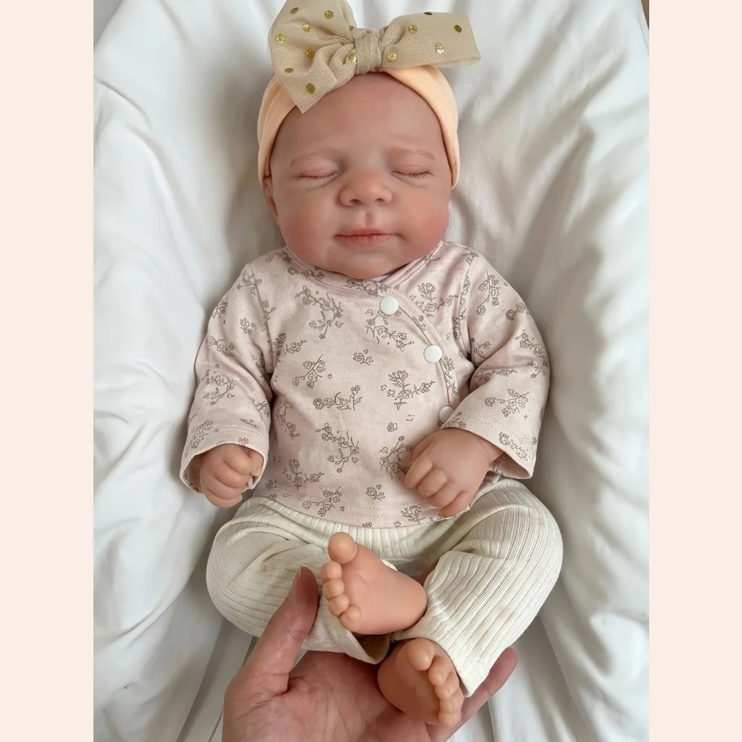 18Inch Open Mouth Pascale Soft Silicone Reborn Girl Doll,Lifelike Painted Skin Washable,Extra Outfit,Bebe Reborn De Silicona
18Inch Open Mouth Pascale Soft Silicone Reborn Girl Doll,Lifelike Painted Skin Washable,Extra Outfit,Bebe Reborn De Silicona