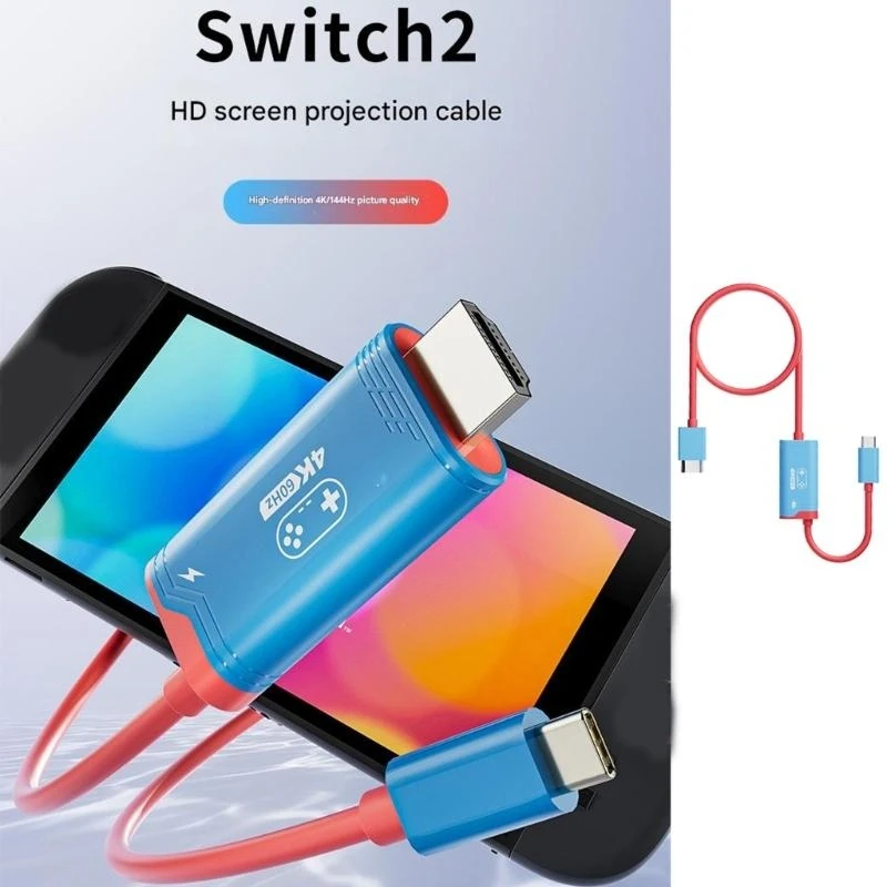 Change 2 DOCK Cable 4K 60Hz Output Transportable Link Highlighting Charging Capability for TV Manner 896C
Change 2 DOCK Cable 4K 60Hz Output Transportable Link Highlighting Charging Capability for TV Manner 896C