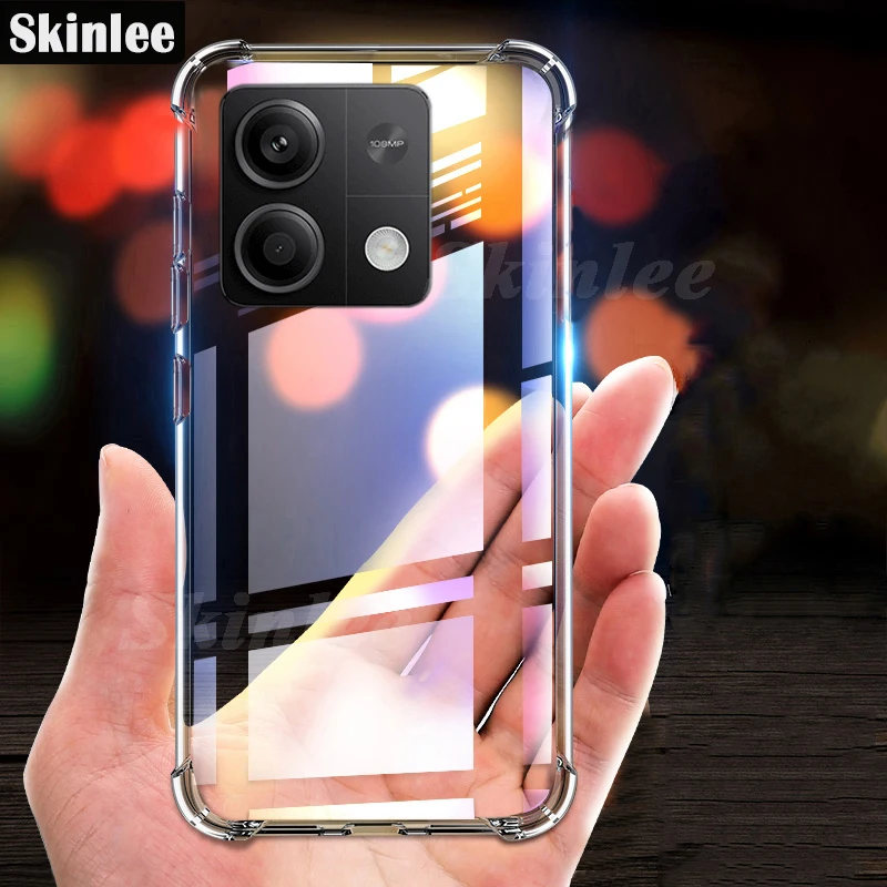 Skinlee For Redmi Note 13 Pro 5G Case Transparent Silicone Airbag Shockproof Cover For Redmi Note 13 4G Pro Plus Pro+ Back Coque
Skinlee For Redmi Note 13 Pro 5G Case Transparent Silicone Airbag Shockproof Cover For Redmi Note 13 4G Pro Plus Pro+ Back Coque