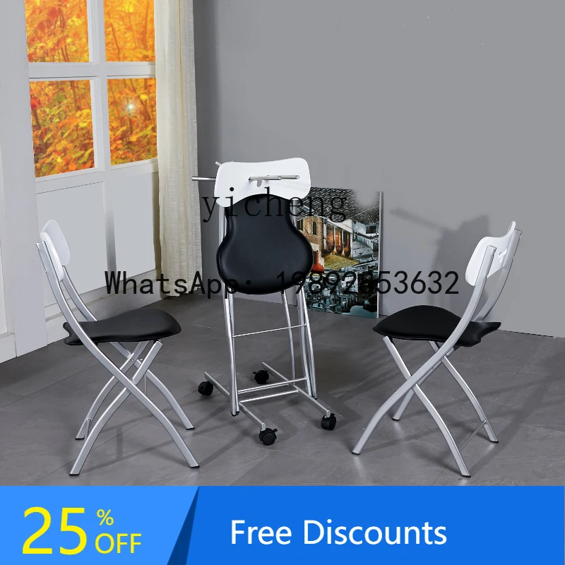 folding chair storage rack, clothing and hat storage, household floor bracket, movable
folding chair storage rack, clothing and hat storage, household floor bracket, movable