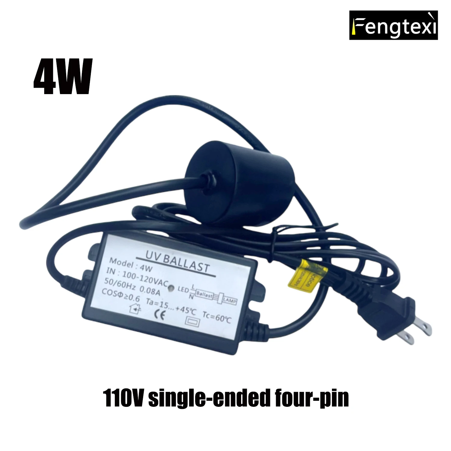 110V 4W 6W 12W 25W 55W US Plug Single-ended Four-pin Ballast for UV Lamp Accessories
110V 4W 6W 12W 25W 55W US Plug Single-ended Four-pin Ballast for UV Lamp Accessories