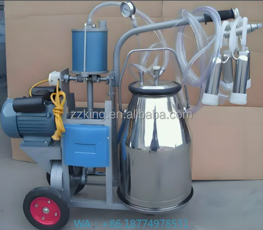 Cow Milking MachineVacuum Moving Single Bottle
Cow Milking MachineVacuum Moving Single Bottle
