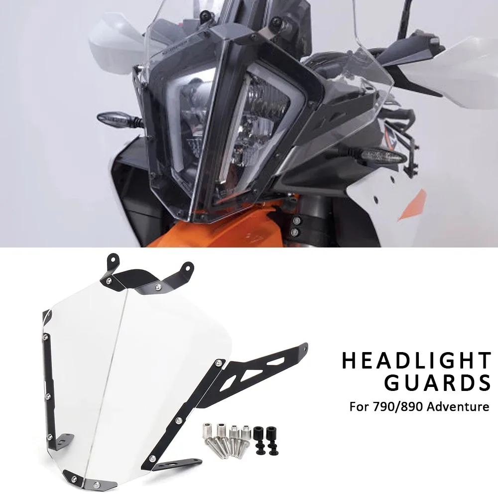 New Motorcycle For 790 Adventure ADV R 890 ADVENTURE R Headlight Protector Acrylic Light Lamp Cover Transparent 2023 2024
New Motorcycle For 790 Adventure ADV R 890 ADVENTURE R Headlight Protector Acrylic Light Lamp Cover Transparent 2023 2024