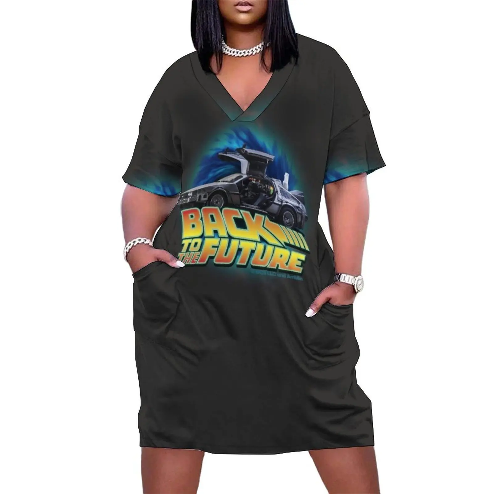 Back to the future movie. Delorean in time Loose Pocket Dress luxury woman party dress luxury evening dresses 2025
Back to the future movie. Delorean in time Loose Pocket Dress luxury woman party dress luxury evening dresses 2025