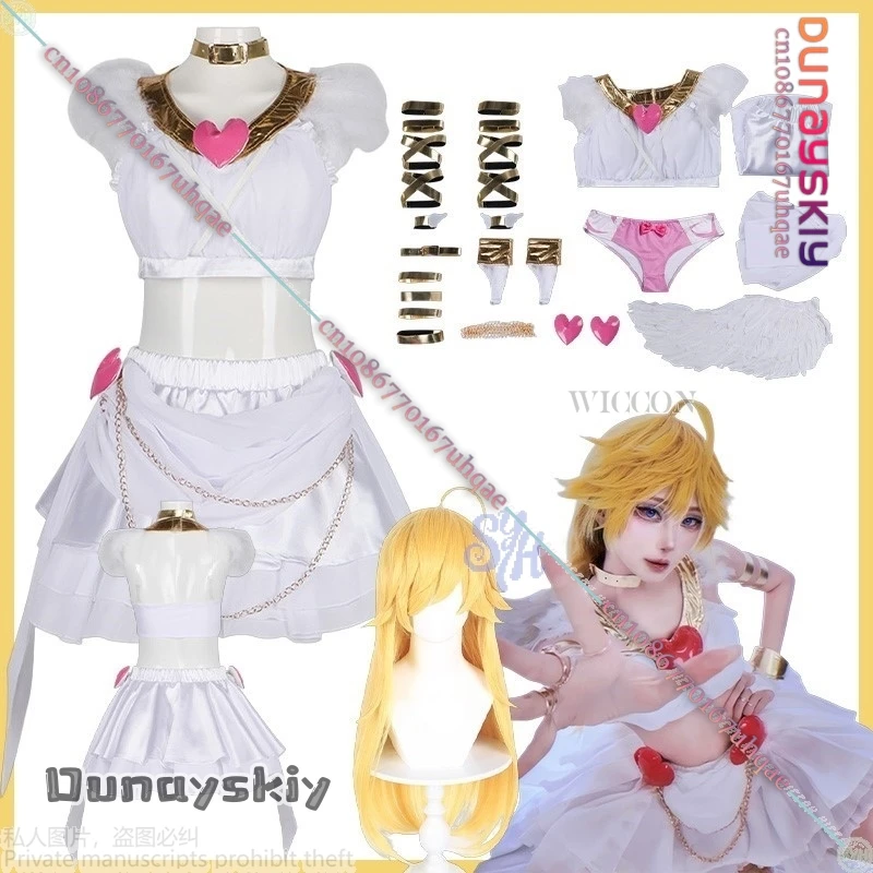 Anime Panty & Stocking With Garterbelt Cosplay Sexy Beautiful Angle Wings Heart Dress White Lolita Halloween Disguise Party SUIT
Anime Panty & Stocking With Garterbelt Cosplay Sexy Beautiful Angle Wings Heart Dress White Lolita Halloween Disguise Party SUIT