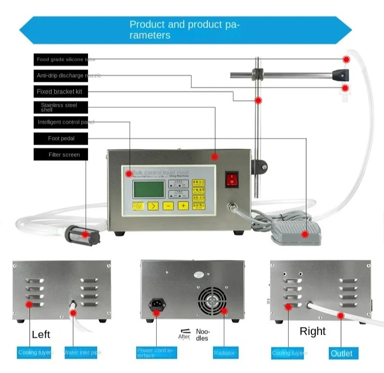 Quantitative Filling Machine for Baijiu Essential Oil Edible Oil facial mask Milk Drink Automatic Small Dispensing
Quantitative Filling Machine for Baijiu Essential Oil Edible Oil facial mask Milk Drink Automatic Small Dispensing