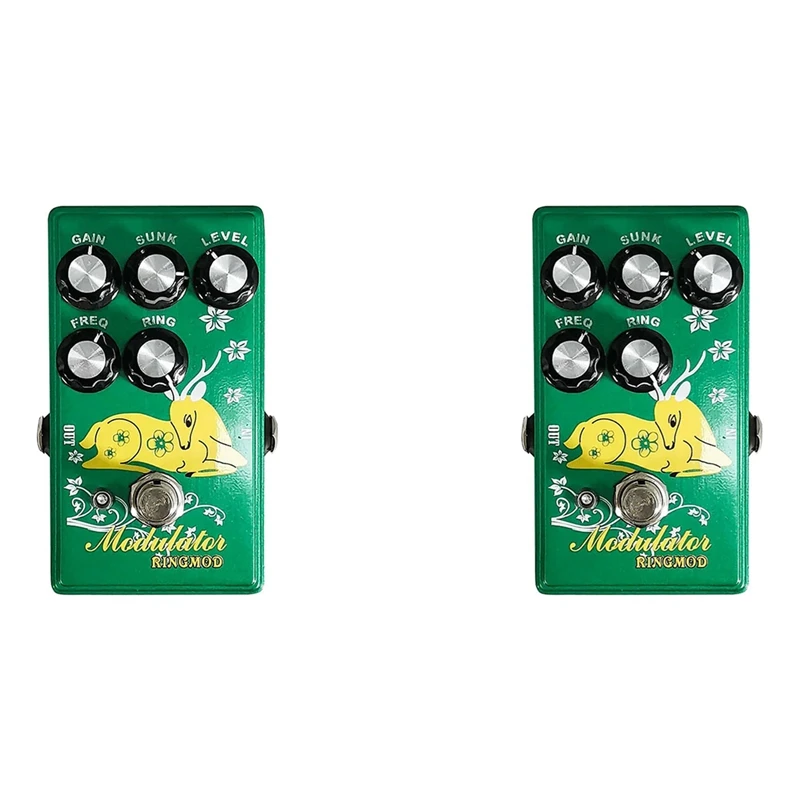 2X Electric Guitar Effect Ringmod Multi Modulation Pedal Ring Modulator Effect Pedal,Guitar Pedal Accessories
2X Electric Guitar Effect Ringmod Multi Modulation Pedal Ring Modulator Effect Pedal,Guitar Pedal Accessories