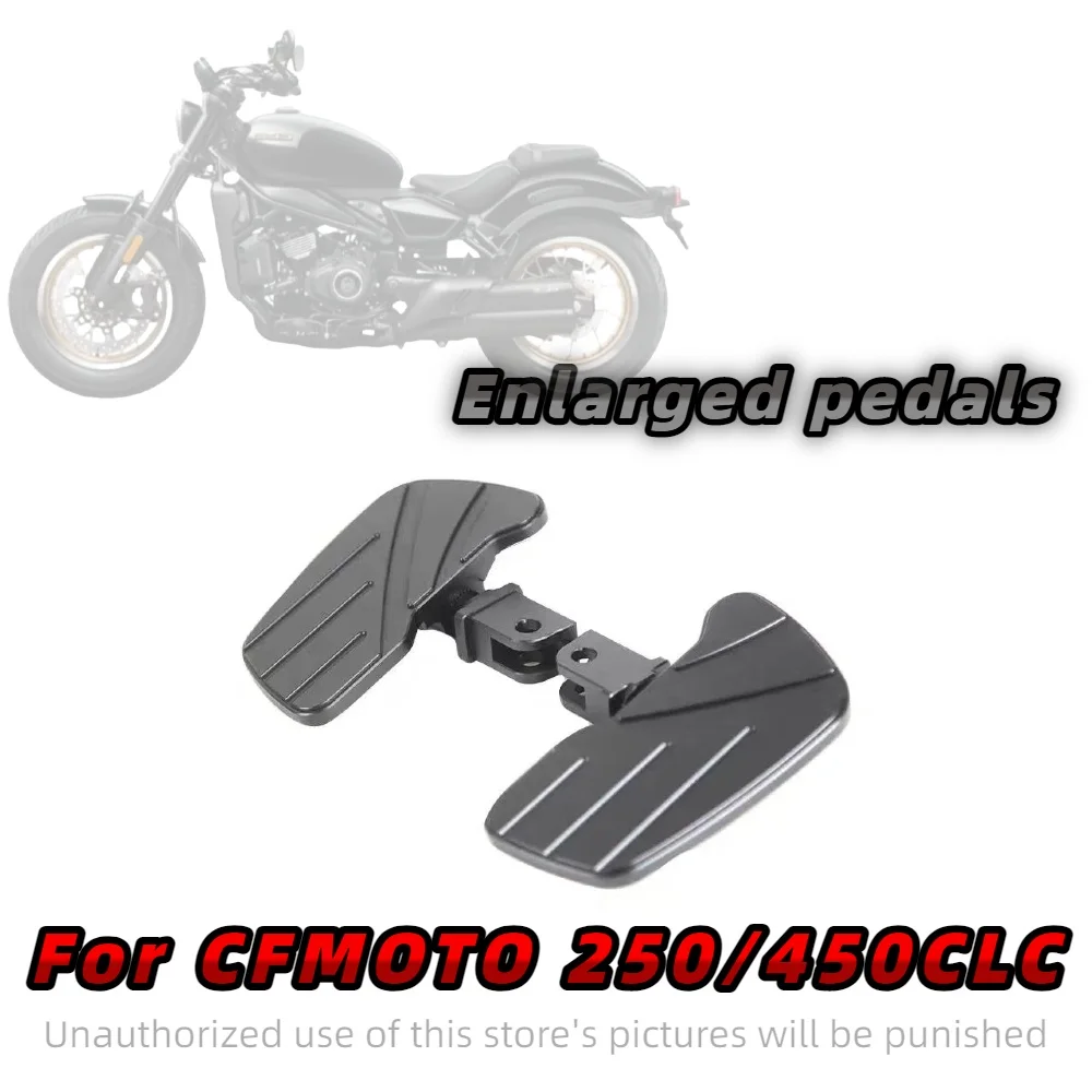 For CFMOTO 450CLC 250CLC modified enlarged pedals Aluminum alloy front pedals cruise pedals widened
For CFMOTO 450CLC 250CLC modified enlarged pedals Aluminum alloy front pedals cruise pedals widened