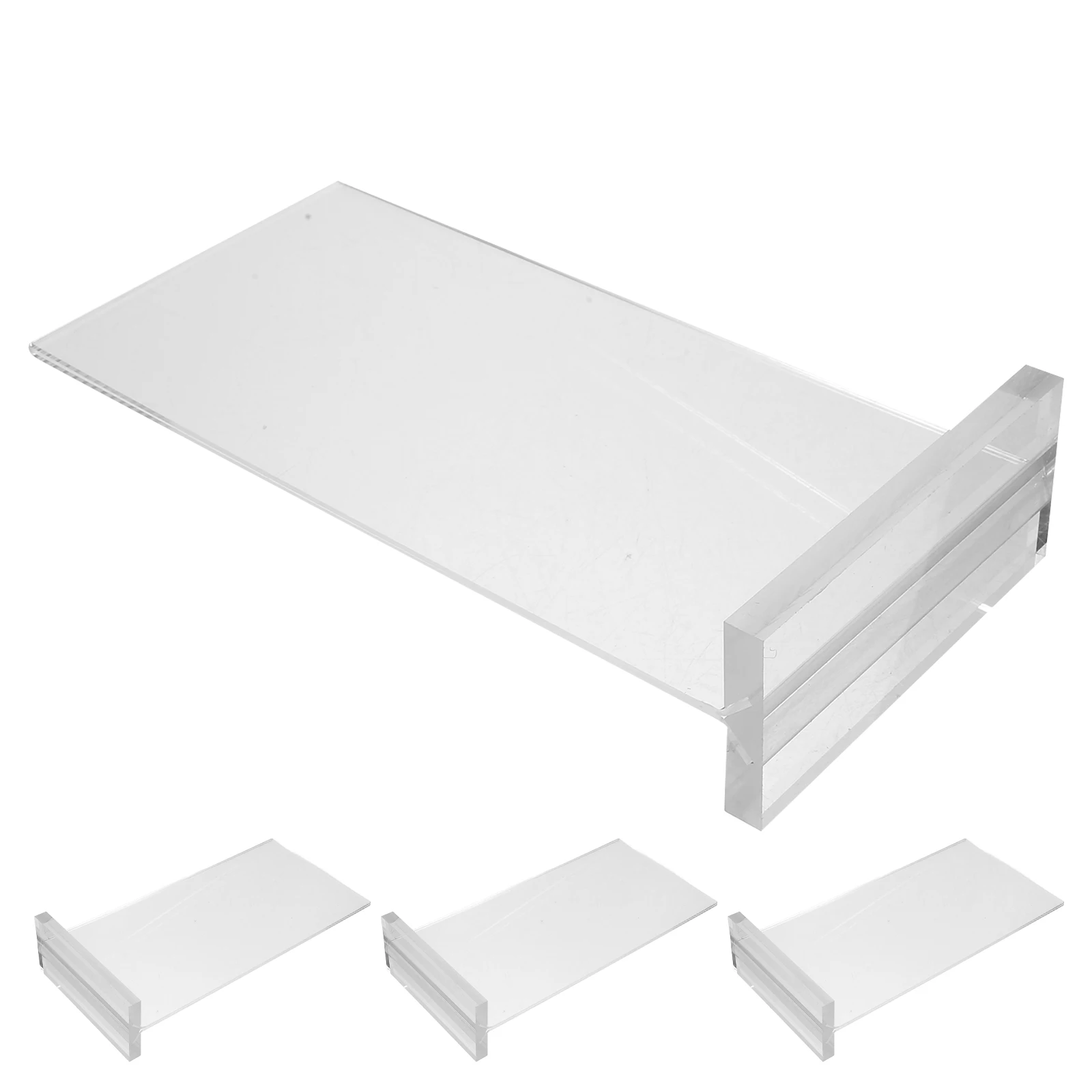 4Pcs Acrylic Table Sign Holder T-Shape Display Stand Transparent Desktop Menu Poster Holder for Restaurant Office Trade Show
4Pcs Acrylic Table Sign Holder T-Shape Display Stand Transparent Desktop Menu Poster Holder for Restaurant Office Trade Show