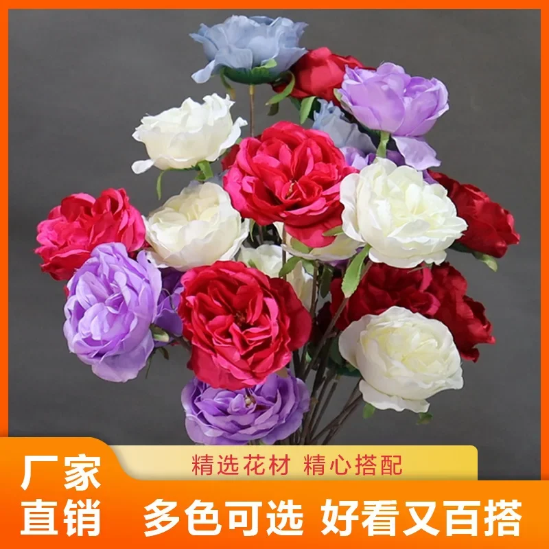 Simulated silk flowers Austin roses wedding home decoration flower arrangement decoration dining table decoration ornament ornam
Simulated silk flowers Austin roses wedding home decoration flower arrangement decoration dining table decoration ornament ornam