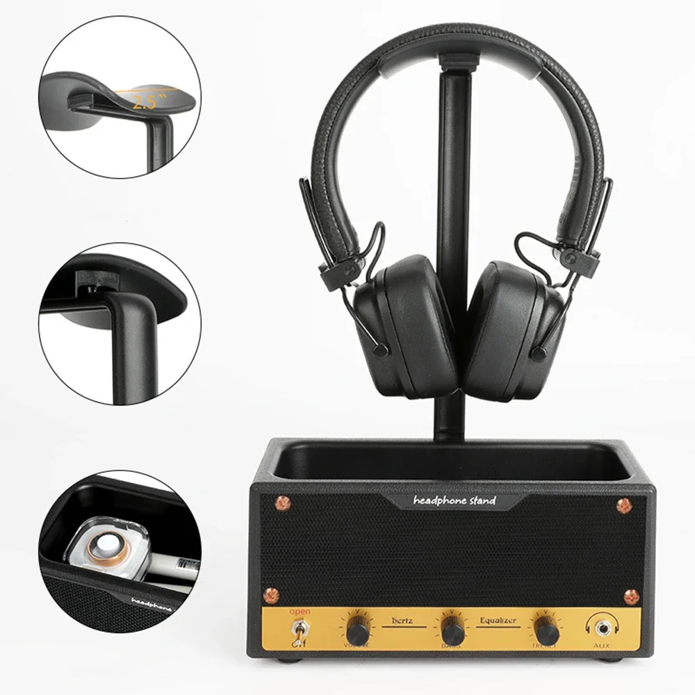 GGE Retro Speaker Headphone Display Stand Multifunction Storage Rack Desktop Rack Storage Boxes Home Decoration Ornaments
GGE Retro Speaker Headphone Display Stand Multifunction Storage Rack Desktop Rack Storage Boxes Home Decoration Ornaments