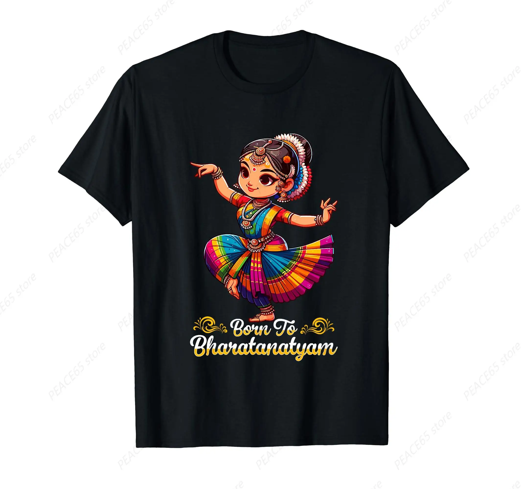 Indian Dance Indian Folk Dance Bharatanatyam Dance Design T-Shirt Cotton Short Sleeve Unisex
Indian Dance Indian Folk Dance Bharatanatyam Dance Design T-Shirt Cotton Short Sleeve Unisex