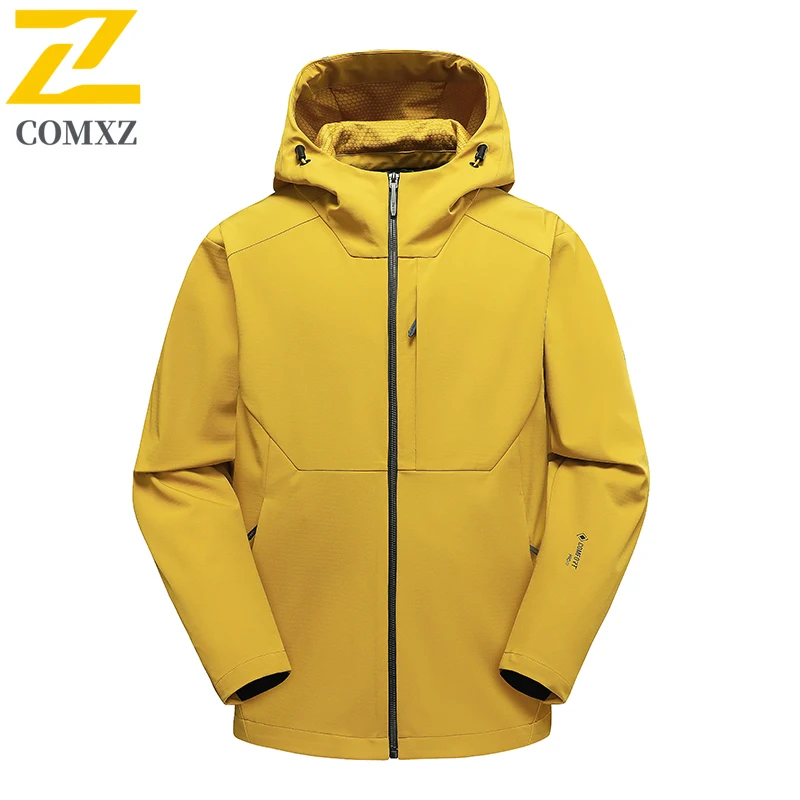 Hiking Soft Shell Men's Jacket Fashion Contrast Color Waterproof Windproof Windbreaker 2025 Mountain Bike Hooded Rainproof Coat
Hiking Soft Shell Men's Jacket Fashion Contrast Color Waterproof Windproof Windbreaker 2025 Mountain Bike Hooded Rainproof Coat