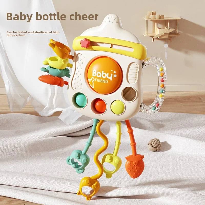 Baby toy bottle Lala music baby pumping music puzzle early education more than 6 months
Baby toy bottle Lala music baby pumping music puzzle early education more than 6 months
