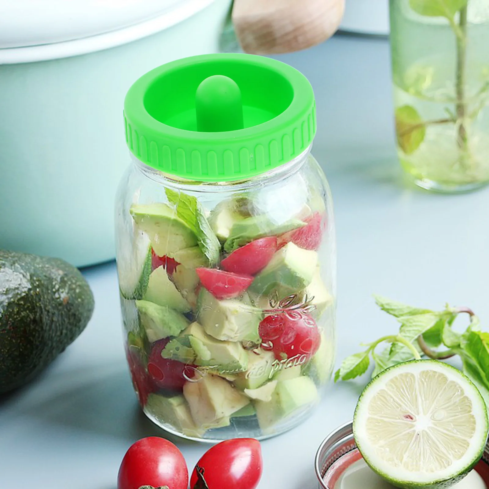 Mason Jar Pickle Lid Wide Mouth Canning Lids Fermenting Plastic for Gallon Jars Tank
Mason Jar Pickle Lid Wide Mouth Canning Lids Fermenting Plastic for Gallon Jars Tank