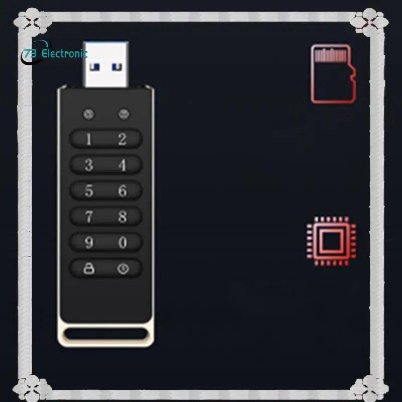 24-Hour Delivery 3X Secure USB Drive, 32GB Encrypted USB Flash Drive Hardware Password Memory Stick With Keypad USB 3.0 Disk Fla
24-Hour Delivery 3X Secure USB Drive, 32GB Encrypted USB Flash Drive Hardware Password Memory Stick With Keypad USB 3.0 Disk Fla