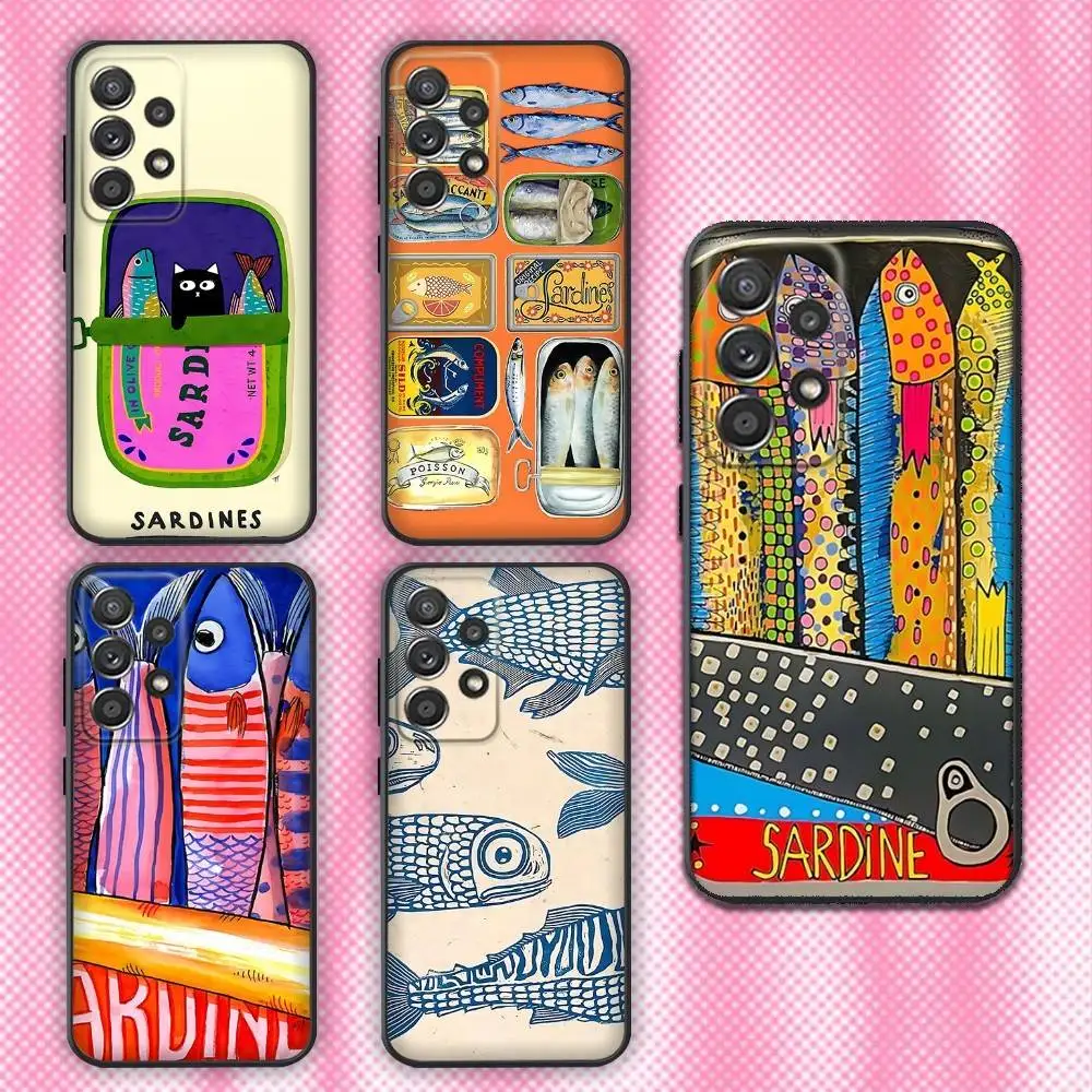 Funny Sardines Phone Case For Samsung Galaxy A13,A21s,A22,A31,A32,A52,A53,A71,A80,Soft Black Shell
Funny Sardines Phone Case For Samsung Galaxy A13,A21s,A22,A31,A32,A52,A53,A71,A80,Soft Black Shell