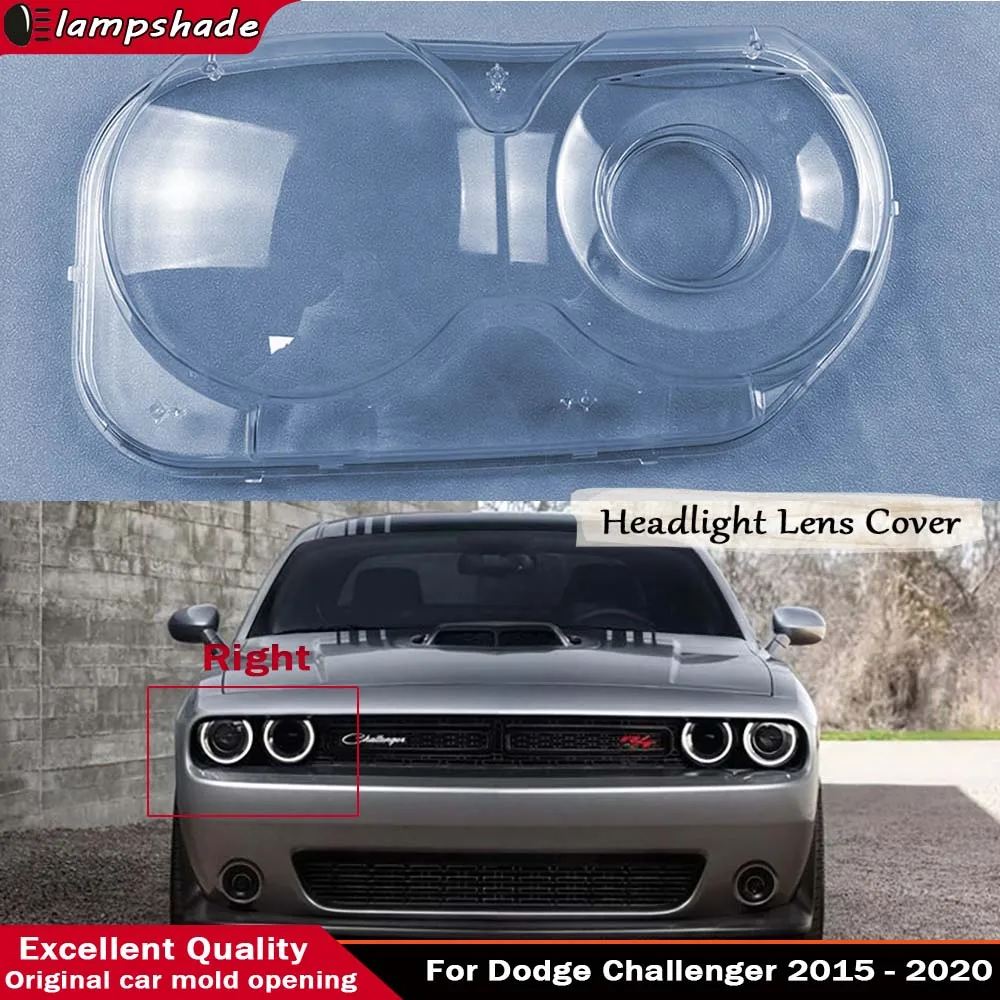 Transparent Lampshade Lamp Shell Front Car Glass Lens Case Headlamp Caps Headlight Cover For Dodge Challenger 2015 - 2020
Transparent Lampshade Lamp Shell Front Car Glass Lens Case Headlamp Caps Headlight Cover For Dodge Challenger 2015 - 2020