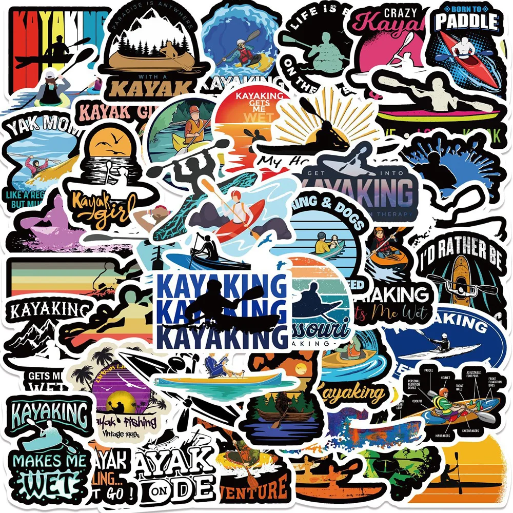 10/30/50pcs Summer Kayaking Cartoon Stickers Decal Laptop Luggage Skateboard Phone Car Bike Motorcycle Waterproof Cool Sticker
10/30/50pcs Summer Kayaking Cartoon Stickers Decal Laptop Luggage Skateboard Phone Car Bike Motorcycle Waterproof Cool Sticker