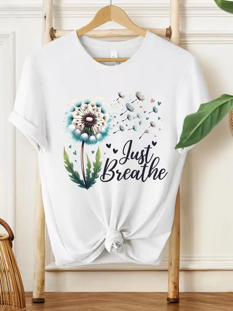 T-shirt Dandelion Trend Cute Clothes Ladies Casual Printed O-neck Printing Fashion Top Tee Short Sleeve T Women Female Clothing
T-shirt Dandelion Trend Cute Clothes Ladies Casual Printed O-neck Printing Fashion Top Tee Short Sleeve T Women Female Clothing