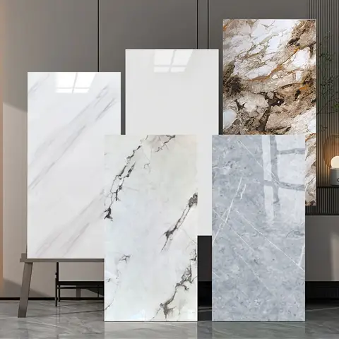 Moisture-proof Adhesive Wall Wallpaper Peel and Stick Wallpaper PVC Waterproof Wall Stickers Imitation Tile Pasting Bathroom