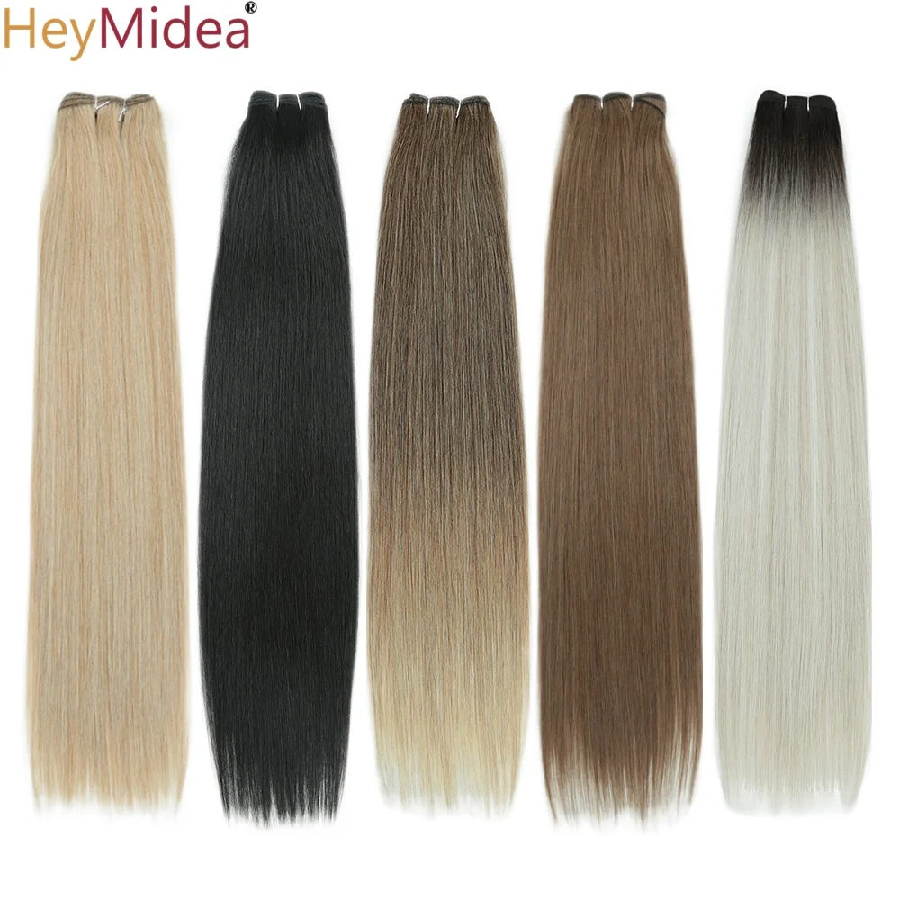 26 Inches Synthetic Hair Bundles 150g Bone Straight Soft Hair Weaving Highlight Piano Blonde Ombre Brown Natural Sew In Weft
26 Inches Synthetic Hair Bundles 150g Bone Straight Soft Hair Weaving Highlight Piano Blonde Ombre Brown Natural Sew In Weft