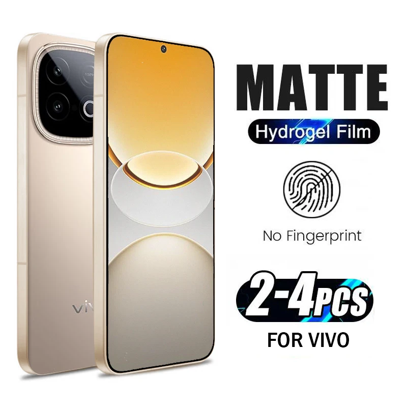 2-4Piece Full Cover Matte Hydrogel Film for Vivo Y300 Y200 GT Y300i Y200i Screen Protector for Y27s Y17s Y36 Y27 5G Soft Film
2-4Piece Full Cover Matte Hydrogel Film for Vivo Y300 Y200 GT Y300i Y200i Screen Protector for Y27s Y17s Y36 Y27 5G Soft Film