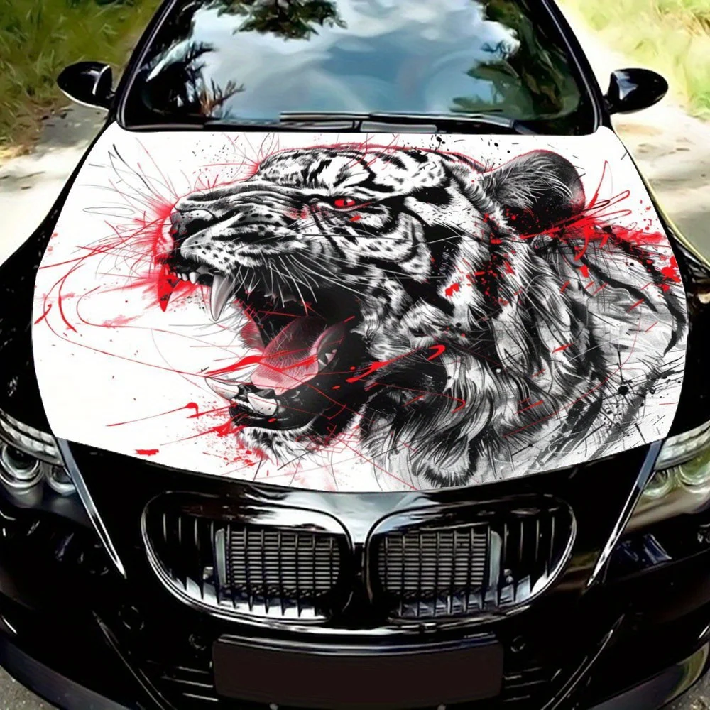 3D Stereo Tiger Car Hood Truck Sticker Vinyl Graphic Decal, Full of Power
3D Stereo Tiger Car Hood Truck Sticker Vinyl Graphic Decal, Full of Power