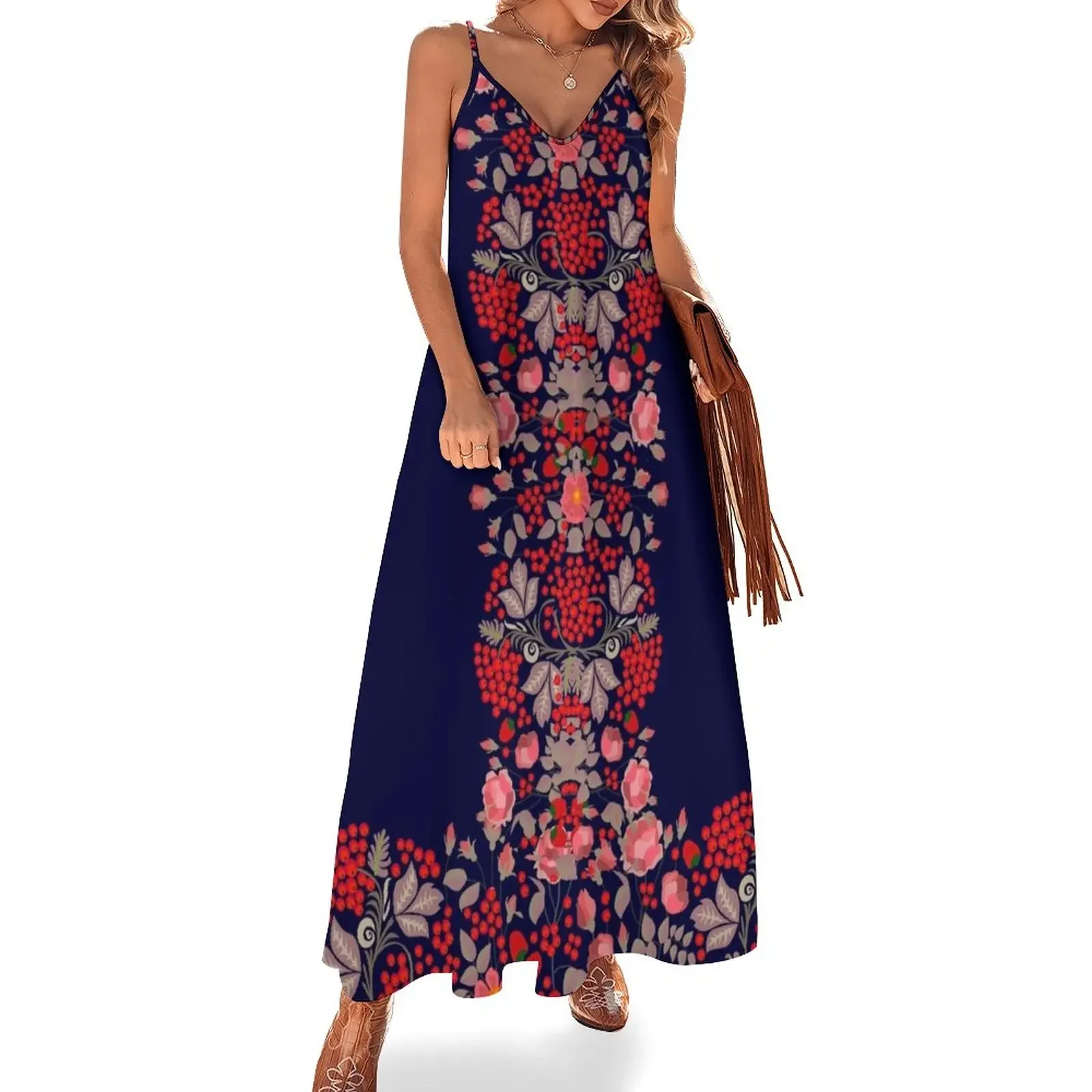 Chervona Kalyna. Red Viburnum. Oy u Luzi Chervona Kalyna Sleeveless Dress Long dress Elegant gown Dress
Chervona Kalyna. Red Viburnum. Oy u Luzi Chervona Kalyna Sleeveless Dress Long dress Elegant gown Dress