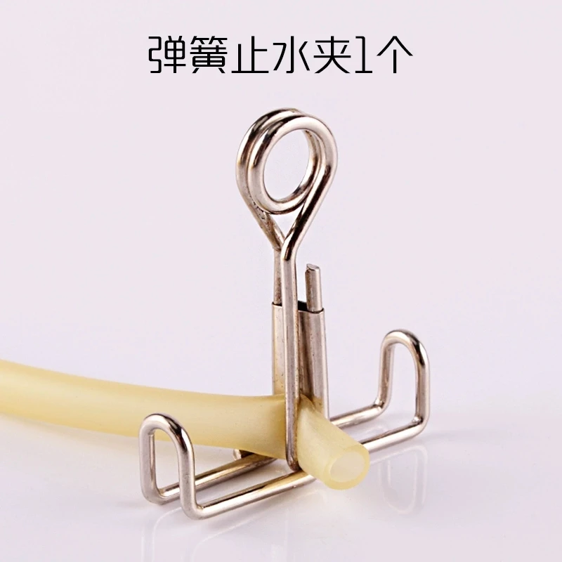 5pcs Spring Water stop clip Metal latex pipe clamp Chemical laboratory equipment
5pcs Spring Water stop clip Metal latex pipe clamp Chemical laboratory equipment
