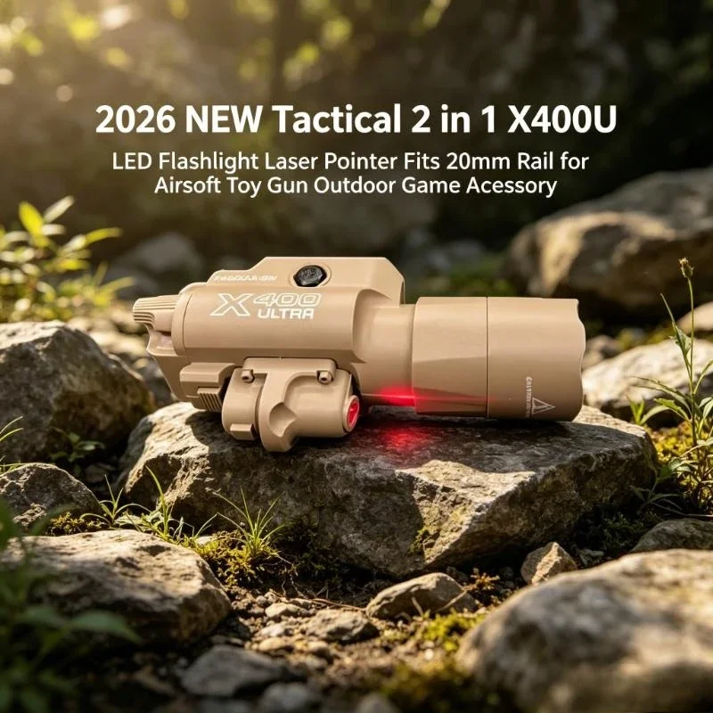 2026 New Design Mini X400U LED Light Red Laser, Durable 20mm Picatinny Rail Upgrade Fittings for Blaster Models
2026 New Design Mini X400U LED Light Red Laser, Durable 20mm Picatinny Rail Upgrade Fittings for Blaster Models