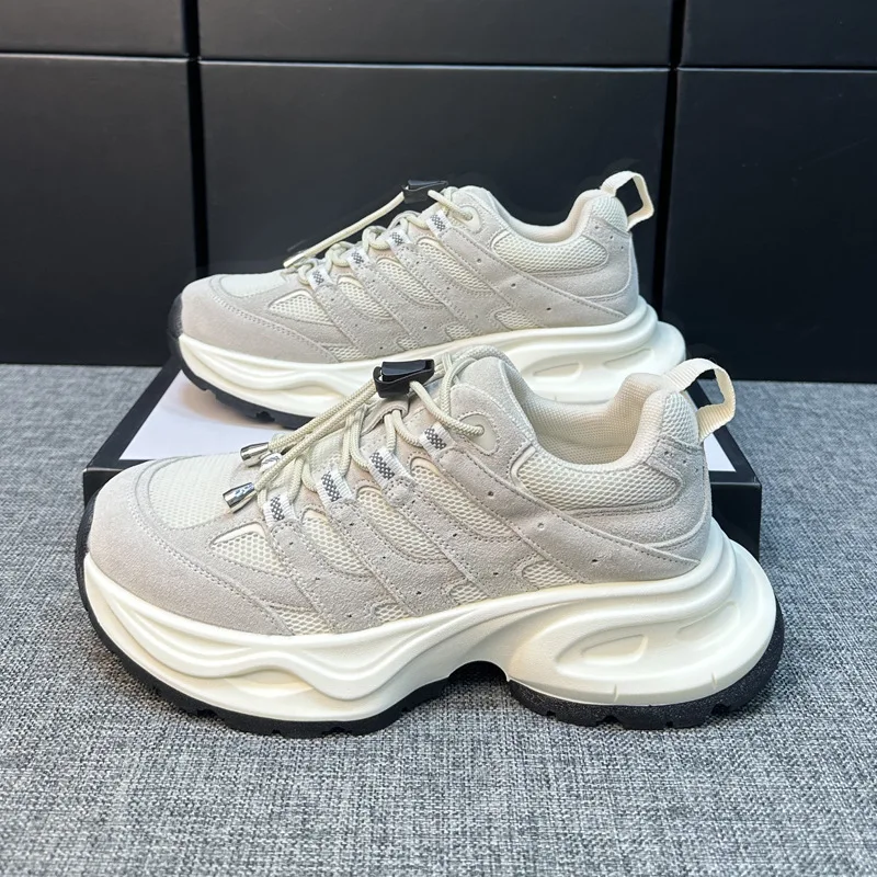 Dad's Shoes Women's New Breathable Women Shoes Genuine Leather Thick Sole Running Casual Sports Shoe Cow Suede Sneakers Luxury
Dad's Shoes Women's New Breathable Women Shoes Genuine Leather Thick Sole Running Casual Sports Shoe Cow Suede Sneakers Luxury