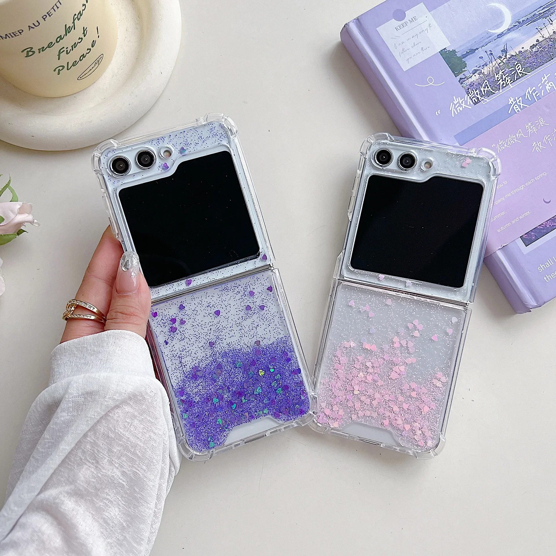 For Samsung Galaxy Z Flip 6 5 4 3 Case Drifting Sand Gradient Transparent Silicone Four Corner Shockproof Protective Back Cover
For Samsung Galaxy Z Flip 6 5 4 3 Case Drifting Sand Gradient Transparent Silicone Four Corner Shockproof Protective Back Cover